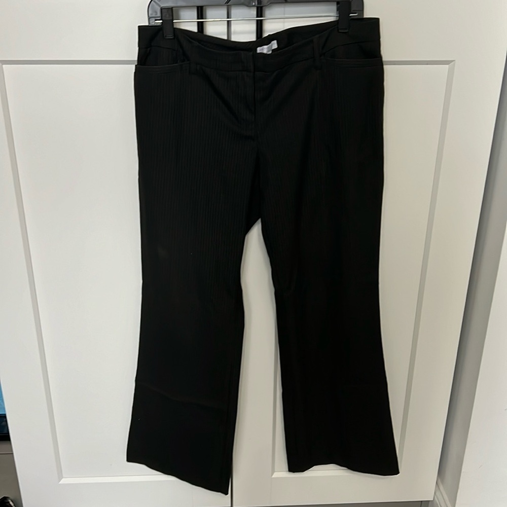 NY&Co Stretch Pinstripe Work Pants - Size 12